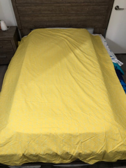 Organic cotton twin duvet cover