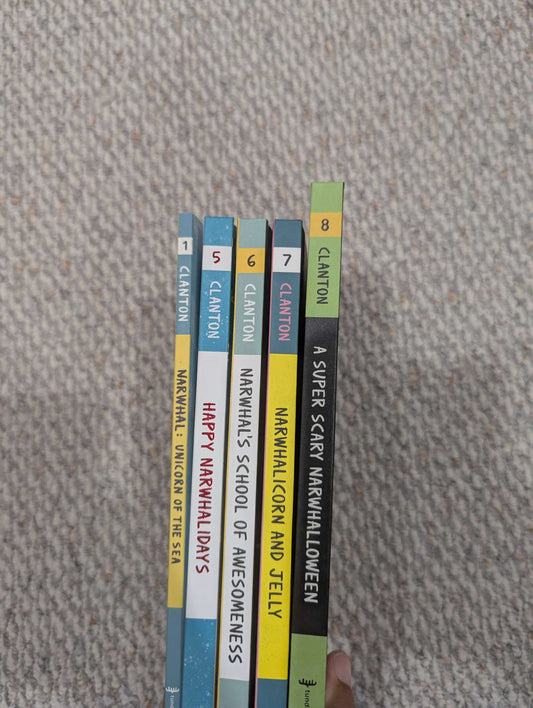 Narwhal and Jelly book lot