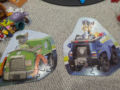 Paw Patrol puzzle lot