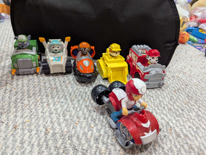 Paw patrol vehicle set
