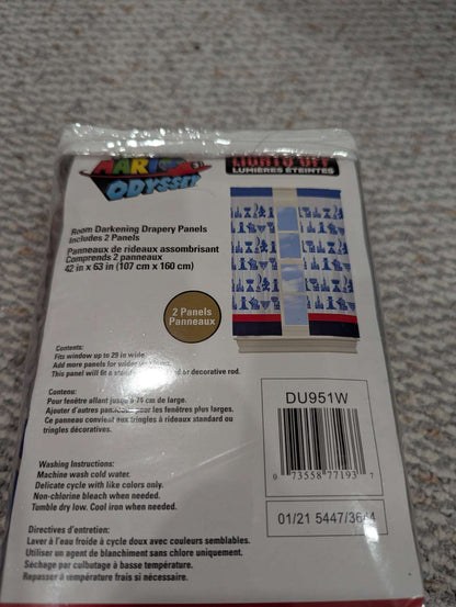Super Mario Odyssey curtain