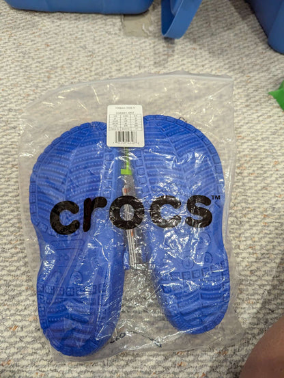J6 Crocs - blue - brand new