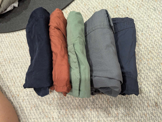 5 Shorts lot size 14-16, Kids 12 & 14 (large)