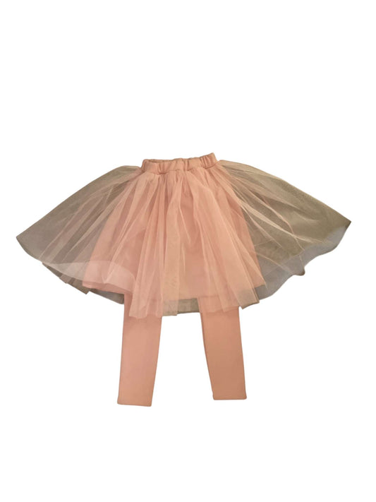Fleece Lined with Tutu leggings, Kids 7 & 8 (small)