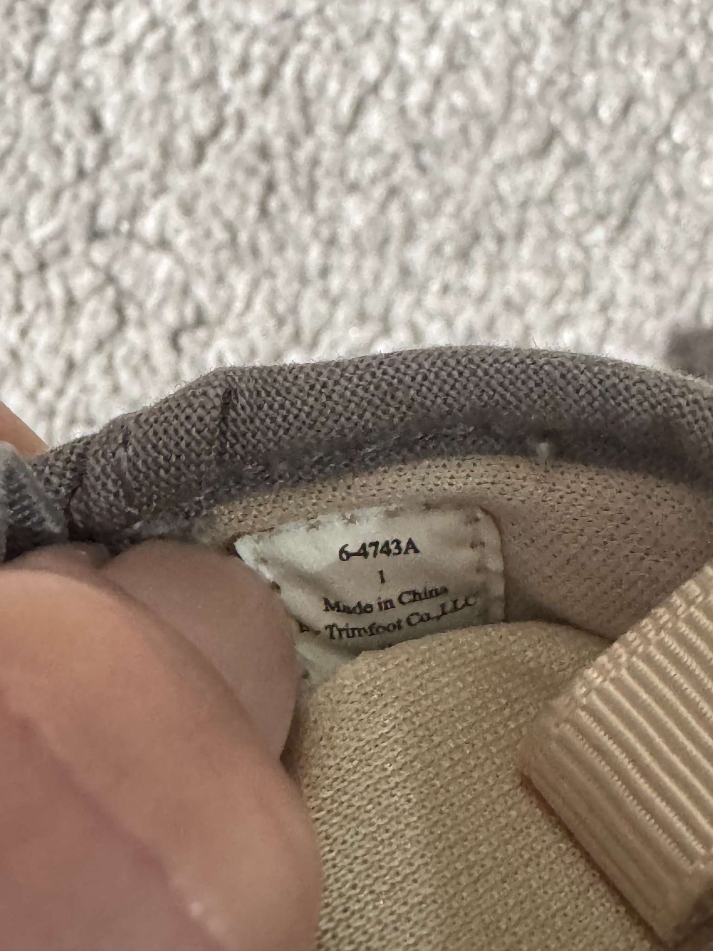 Grey Fringe Flats, Shoes 1 (Baby: 0-12 mth)