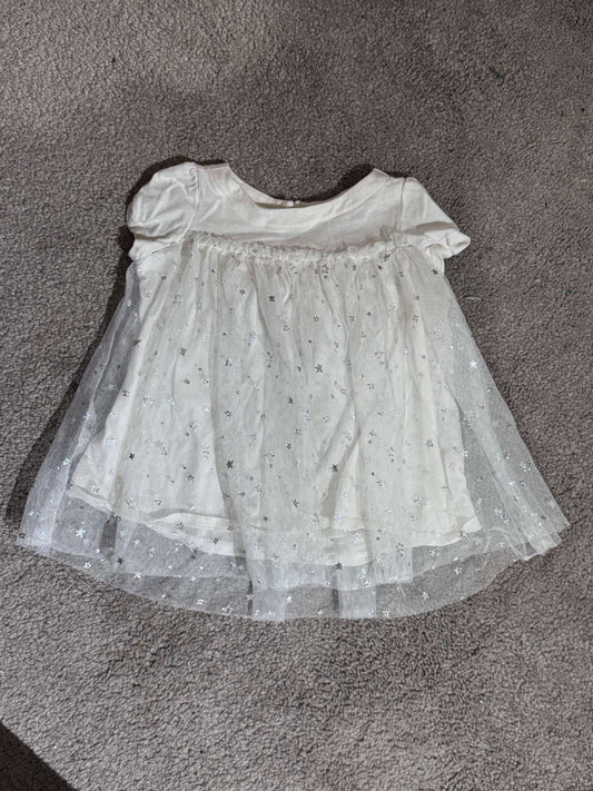 Baby Gap Star T-Shirt Dress, Kids 3 Month (0-3M)