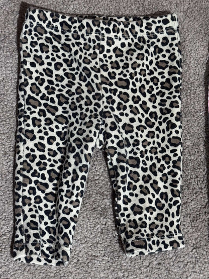 Set of four (4) Leggings/Pants - sizes 0-3 Months, Kids 3 Month (0-3M)