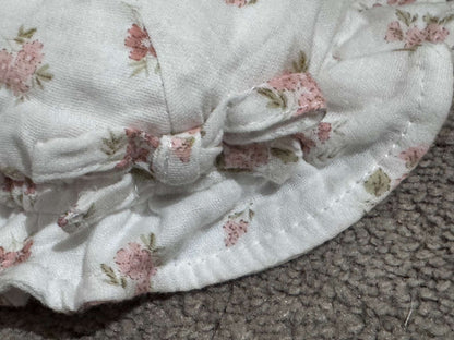Floral Dress with matching Hat and Diaper cover - 3-6 Months, Kids 6 Month (3-6M)