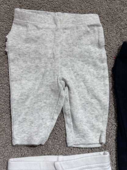 Bundle of 5 Newborn Pants, Kids Newborn
