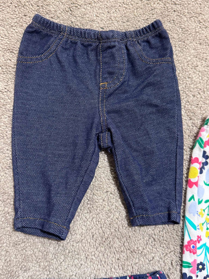 Bundle of 4 Pairs of Pants - Newborn, Kids Newborn