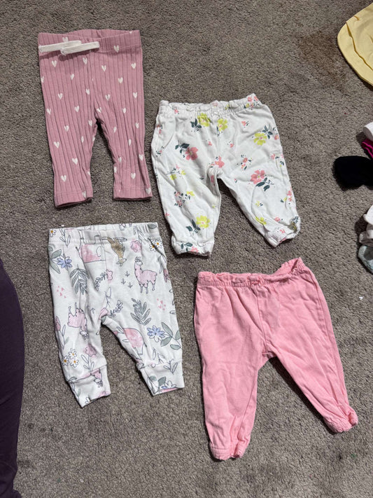Bundle of Four Pairs of Pants - Newborn, Kids Newborn