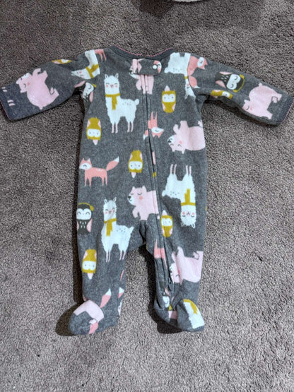 Set of 3 Carter's Fuzzy Onesies - Newborn, Kids Newborn