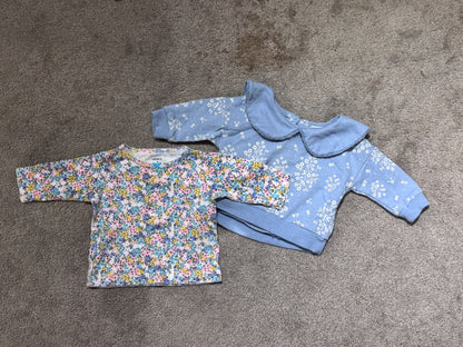Bundle of 2 shirts - size 3 months , Kids 3 Month (0-3M)