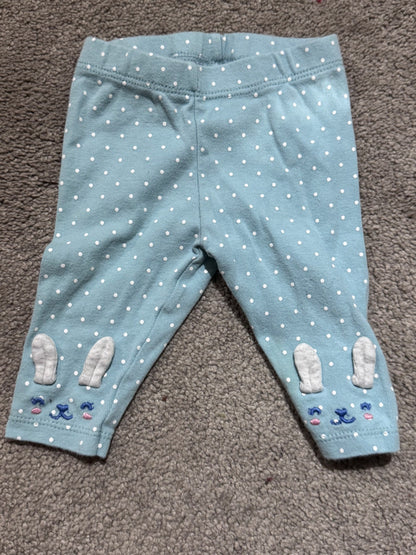 Set of 3 pants/leggings , Kids 3 Month (0-3M)