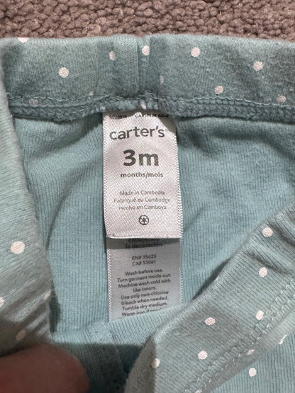 Set of 3 pants/leggings , Kids 3 Month (0-3M)