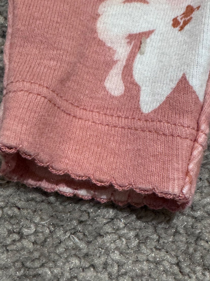 Pink Floral Matching Set, Kids 3 Month (0-3M)