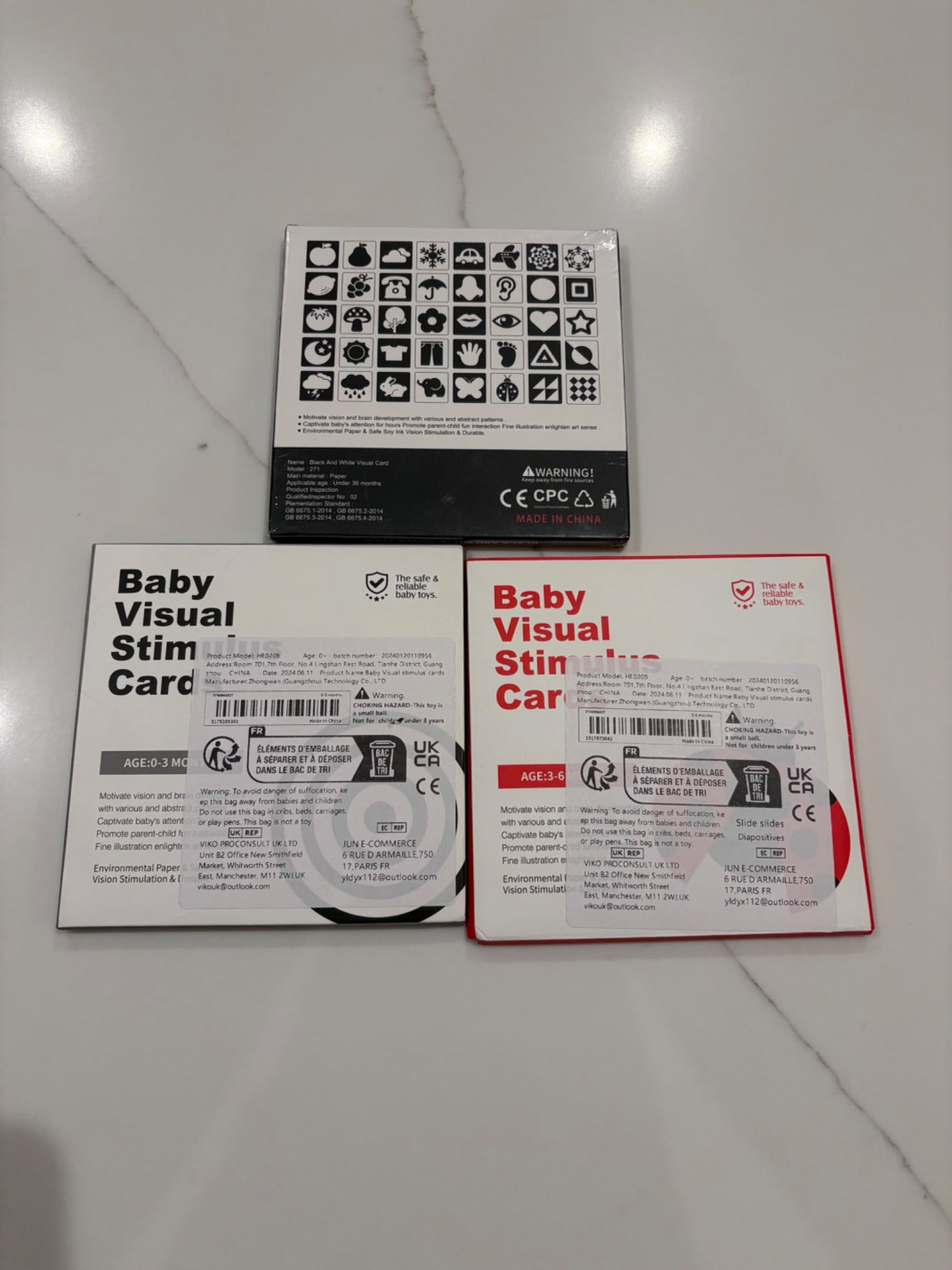 Black and White Cards