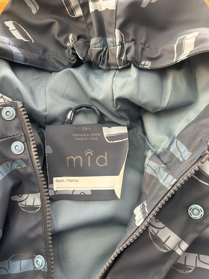 Waterproof Rain Jacket, Kids 18 Month (12-18M)
