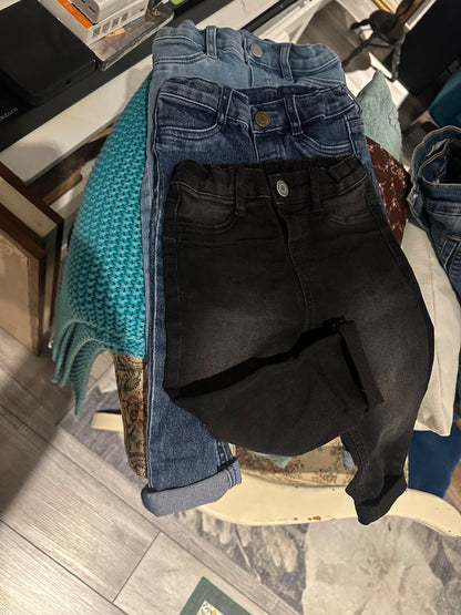 3-pack slim fit Jeans, Kids 12 Month (9-12M)