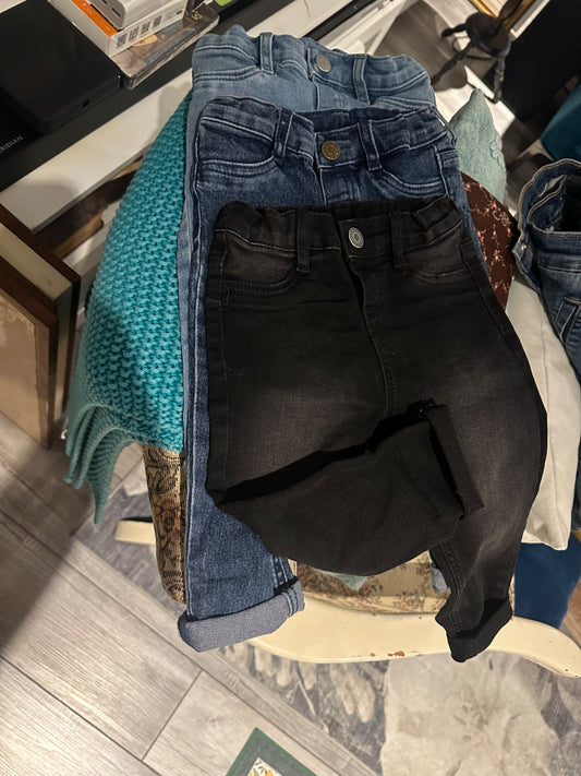 3-pack slim fit Jeans, Kids 12 Month (9-12M)