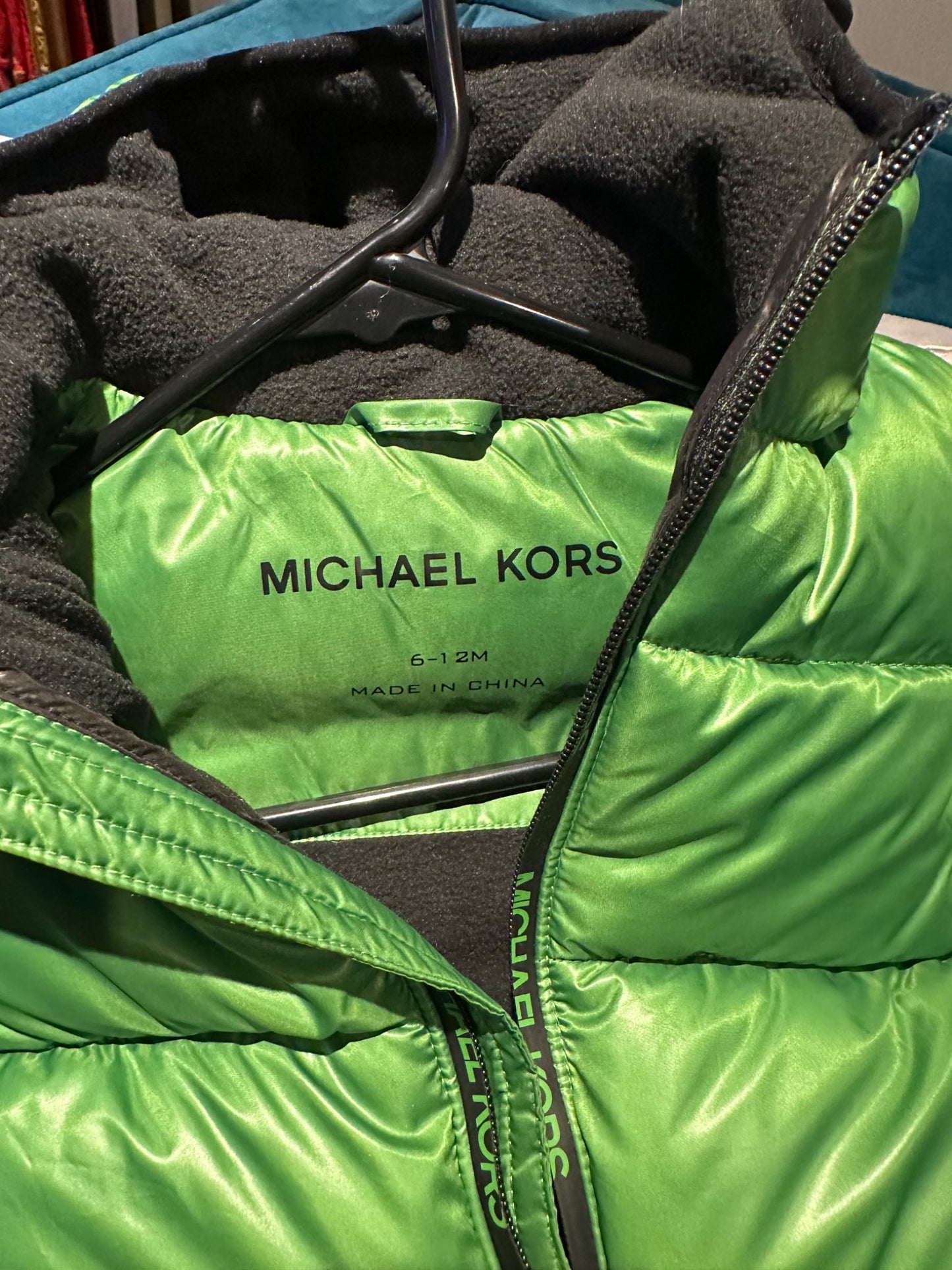 Michael Kors Baby's Active Pram Logo-Zip One-Piece Stroller Suit, Kids 6 Month (3-6M)