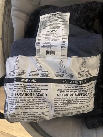 MOBY Wrap Baby Carrier Evolution Wrap for Newborns Infants - One size