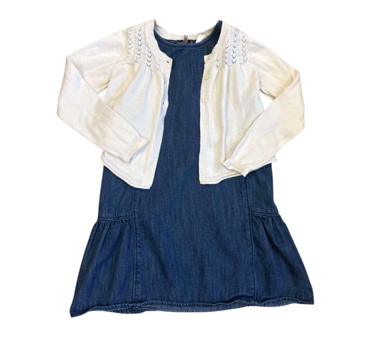 Baby GAP Dress with Cardigan , Kids 4/4T