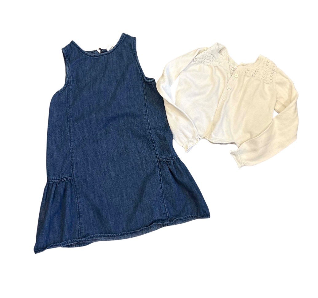 Baby GAP Dress with Cardigan , Kids 4/4T