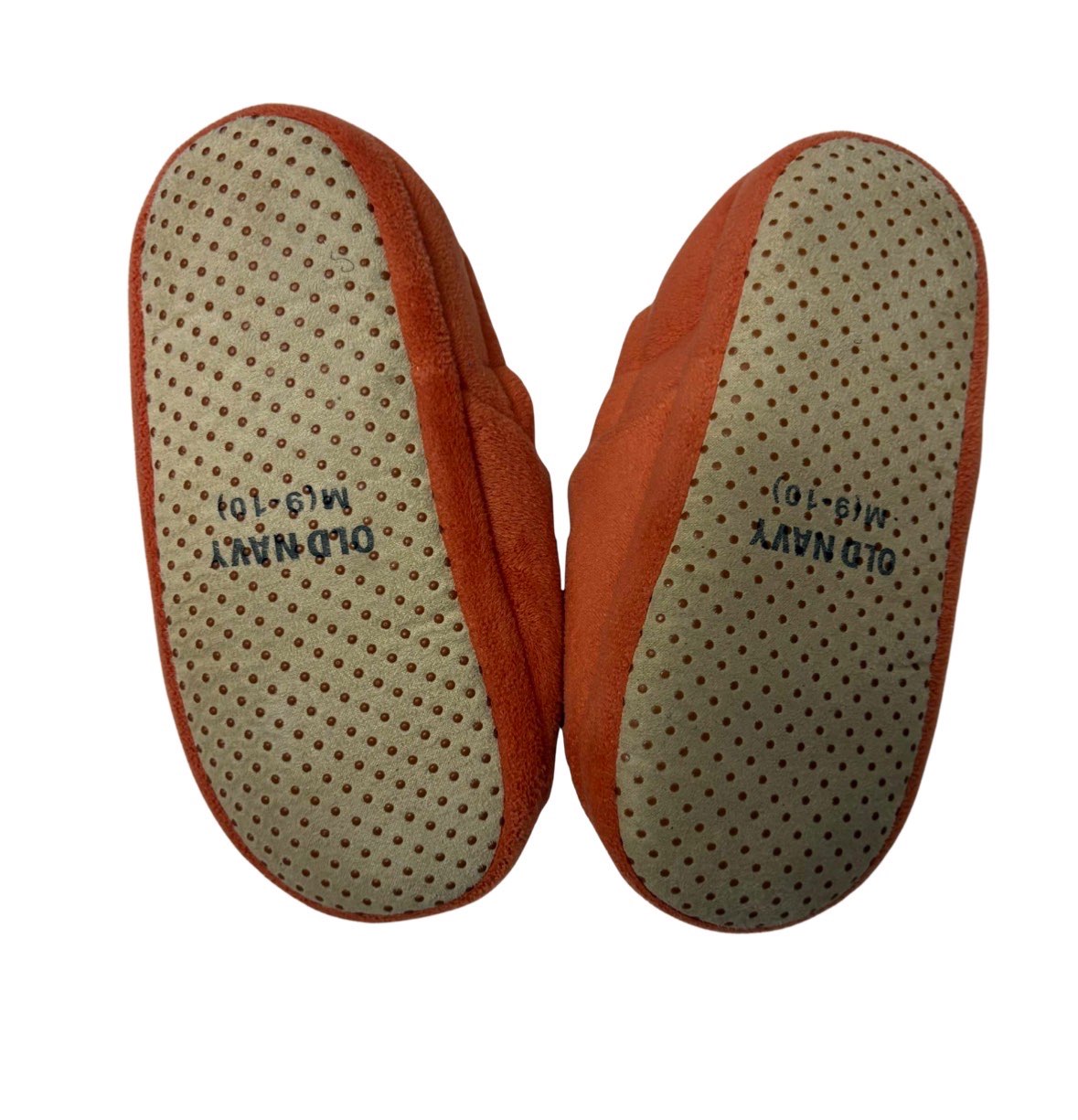 Old Navy Pumpkin Slippers Size 9-10, Shoes 9 (Toddler:2-4yr)