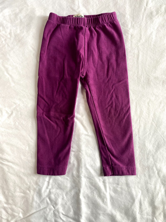 Hatly Purple Stretch Pants , Kids 2T