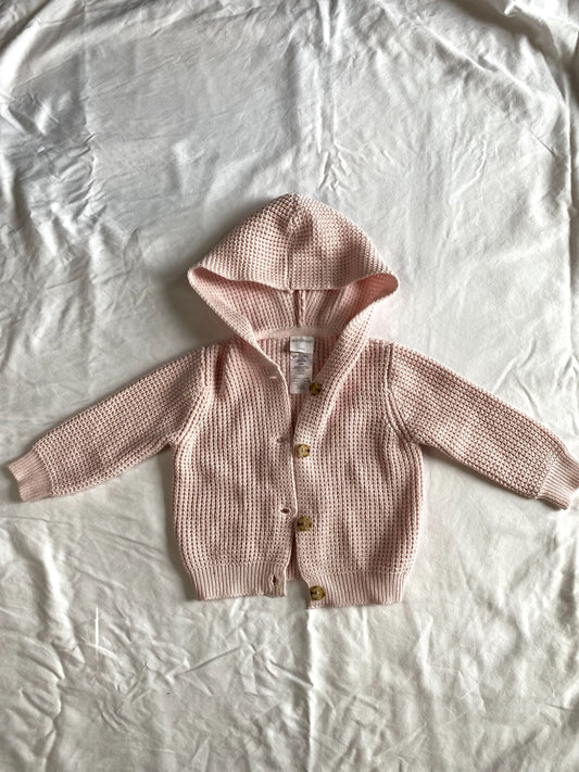 Light Pink Button Up Sweater 24m, Kids 24 Month (18-24M)