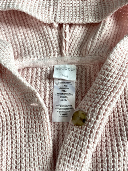 Light Pink Button Up Sweater 24m, Kids 24 Month (18-24M)