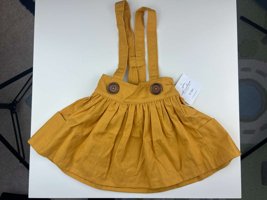 Brand new Nest and Nurture Yellow Savannah Suspender Skirt, 6-12m, Kids 12 Month (9-12M)