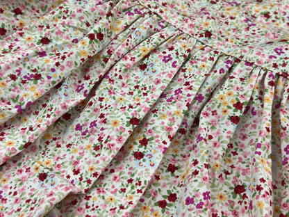 Brand new Nest and Nurture pink floral Rosie ruffled pinafore, 6-12m, Kids 12 Month (9-12M)