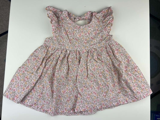 Nest and Nurture Poppy tunic, light pink floral, 12-24m, Kids 24 Month (18-24M)