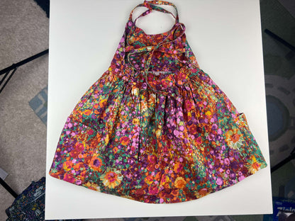 Nest and Nurture Freya dress, painted sunflowers, 2T, Kids 2T