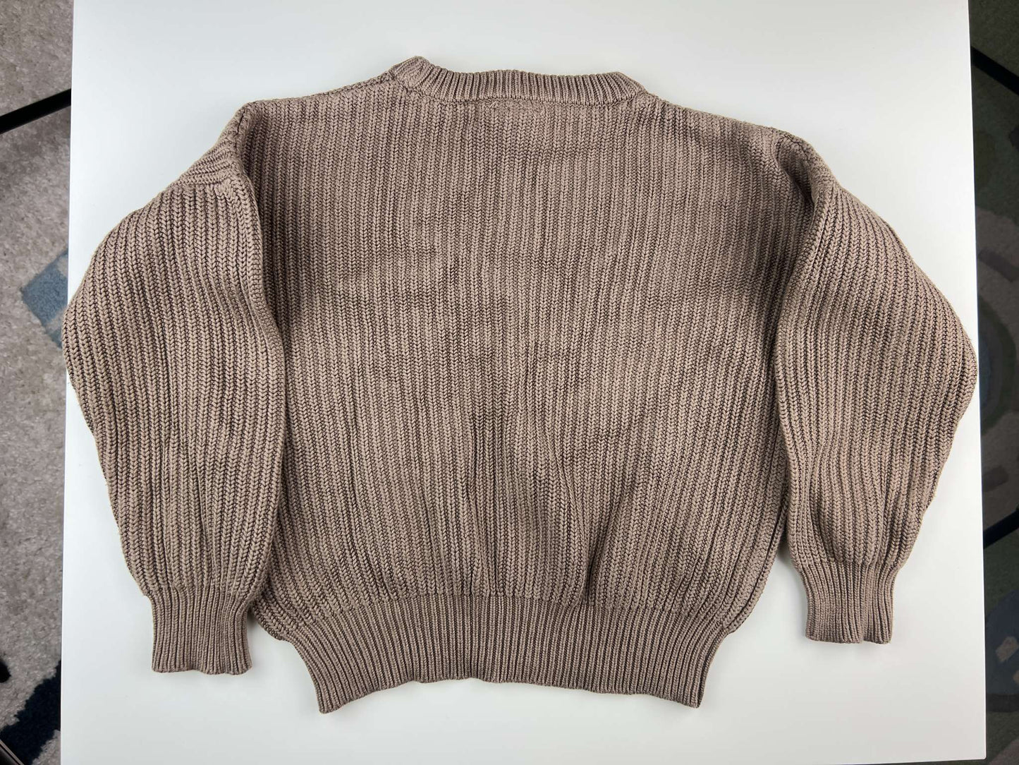 Jax & Lennon brown knit sweater, 4-6y, Kids 5/5T (extra small)