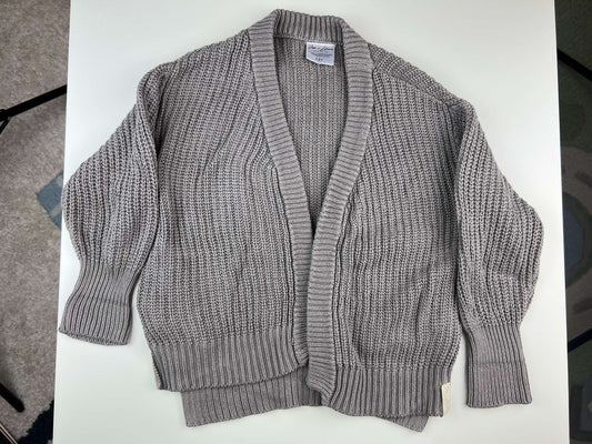 Jax & Lennon Open Knit Cardigan with Pockets, gray, 2-3T, Kids 3T