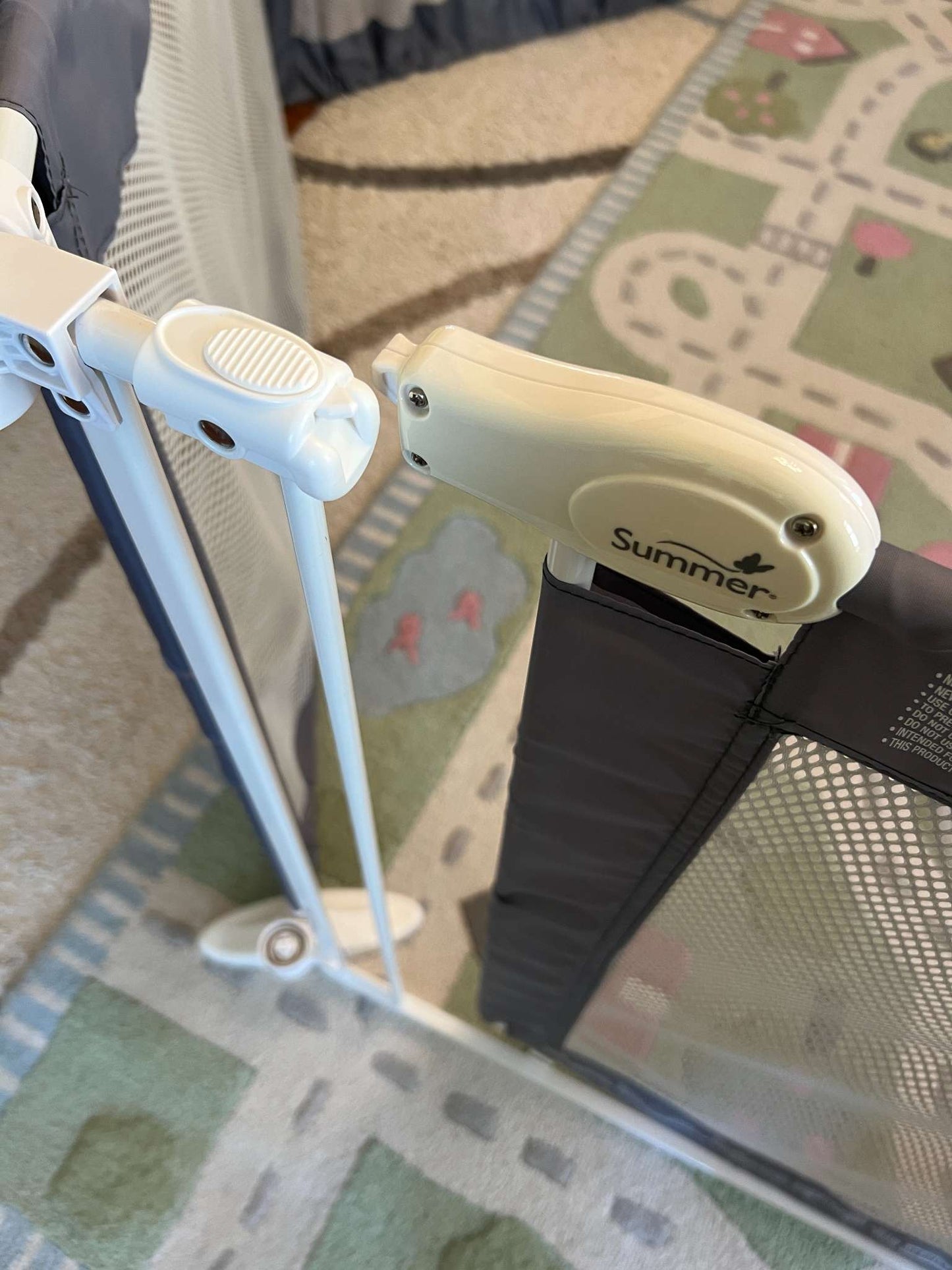 TWO (2) sets of Summer Infant Custom Fit Walk Thru Baby Gates, Excellent Used Condition, Perfect for Awkward Spaces - retails $376 for two sets