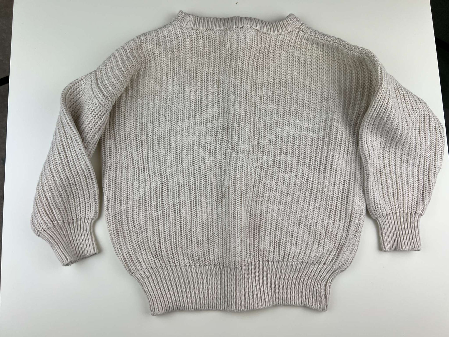 Jax & Lennon cream knit sweater, 2-3Y, Kids 2T