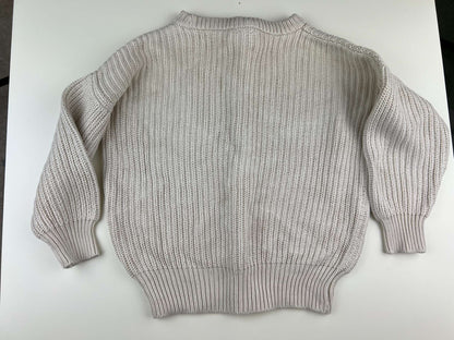 Jax & Lennon cream knit sweater, 2-3Y, Kids 2T