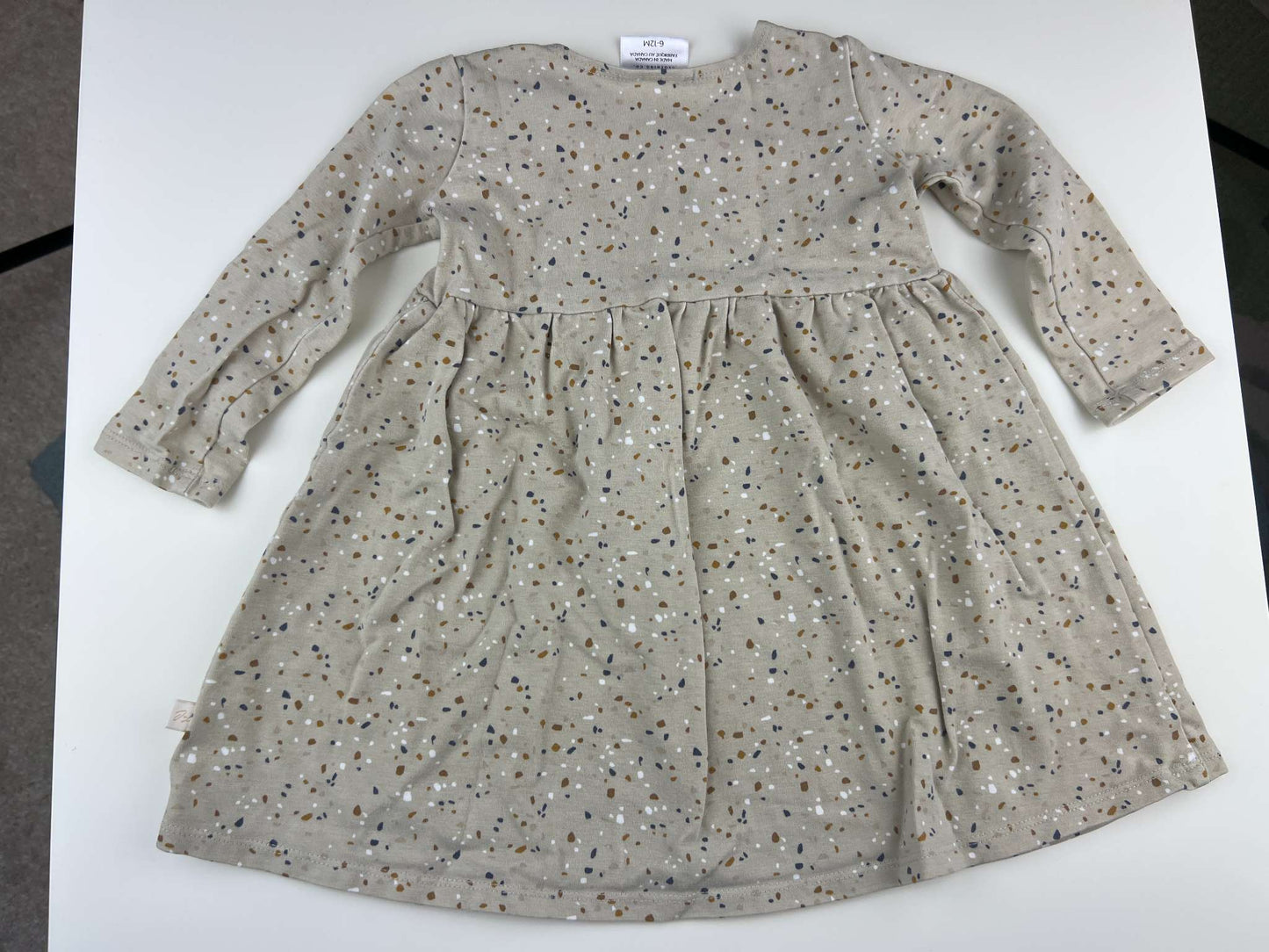 Jax and Lennon dress, terrazzo, 6-12m, Kids 12 Month (9-12M)
