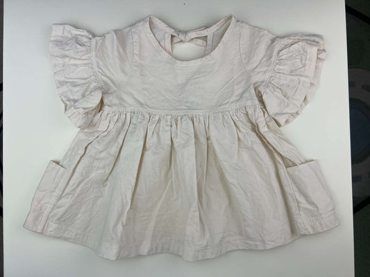 Nest and Nurture Magnolia Tunic in Vanilla Bean, 6-12m, Kids 12 Month (9-12M)