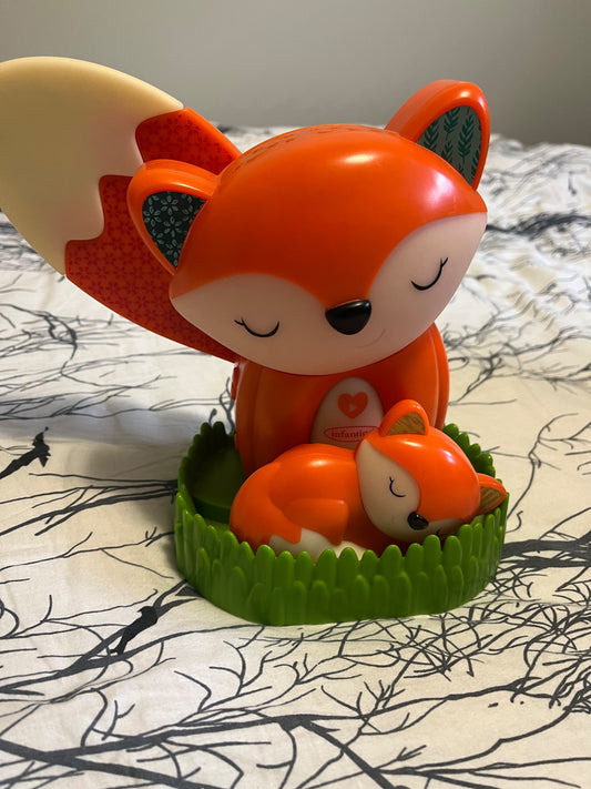 Fox Night Light and Sound Machine - Infantino 3-in-1 Music Soother