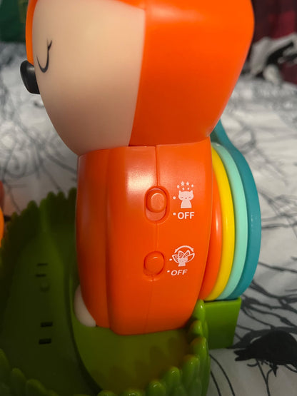 Fox Night Light and Sound Machine - Infantino 3-in-1 Music Soother