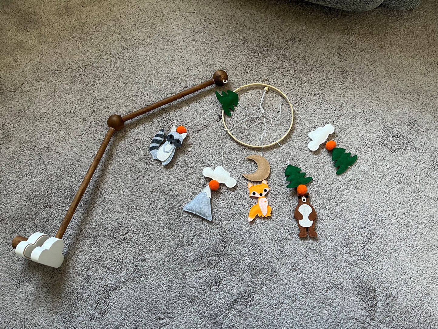 Woodland Mobile with Arm