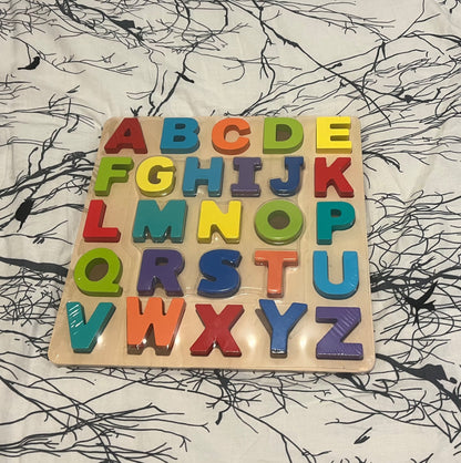 NWT - Wooden Alphabet Puzzle