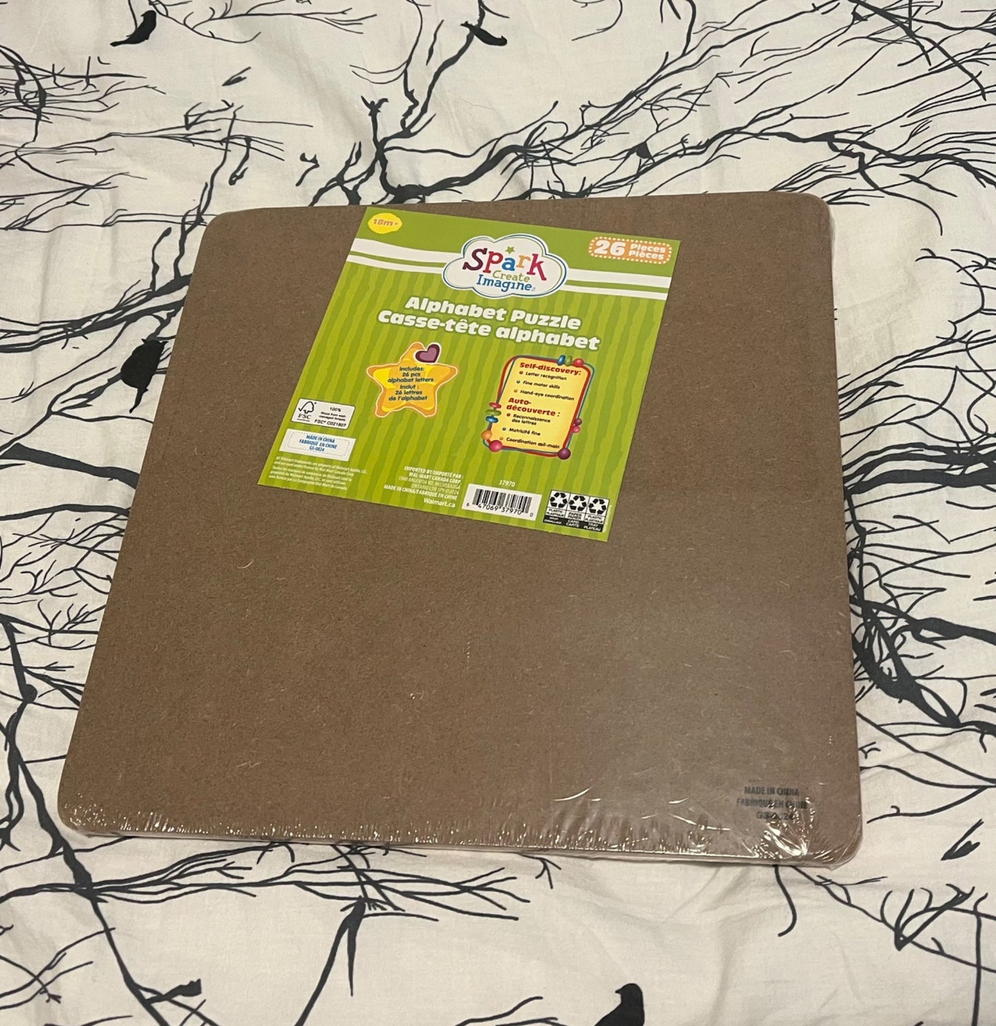 NWT - Wooden Alphabet Puzzle