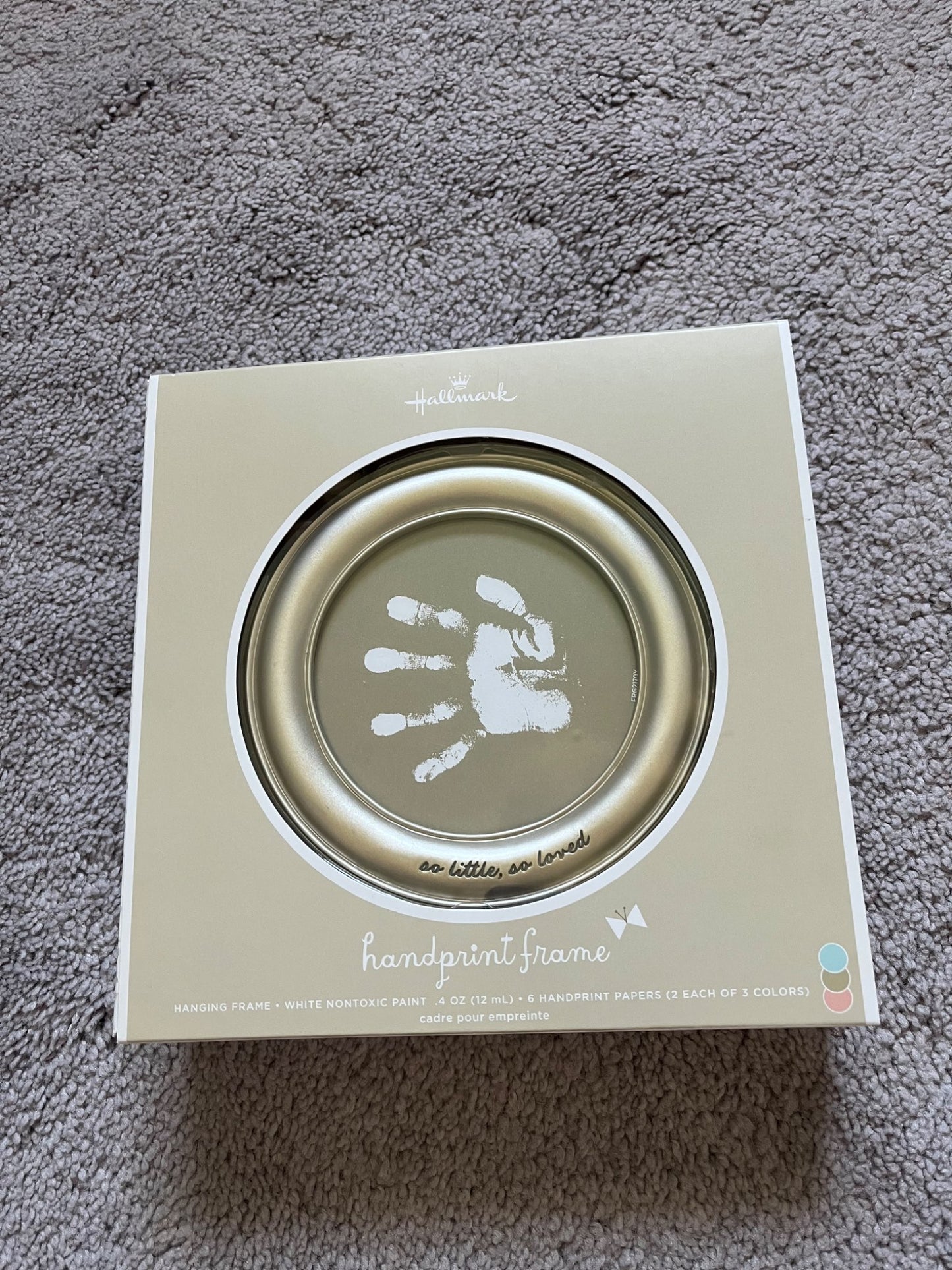 BNWT Hallmark Handprint Frame Kit