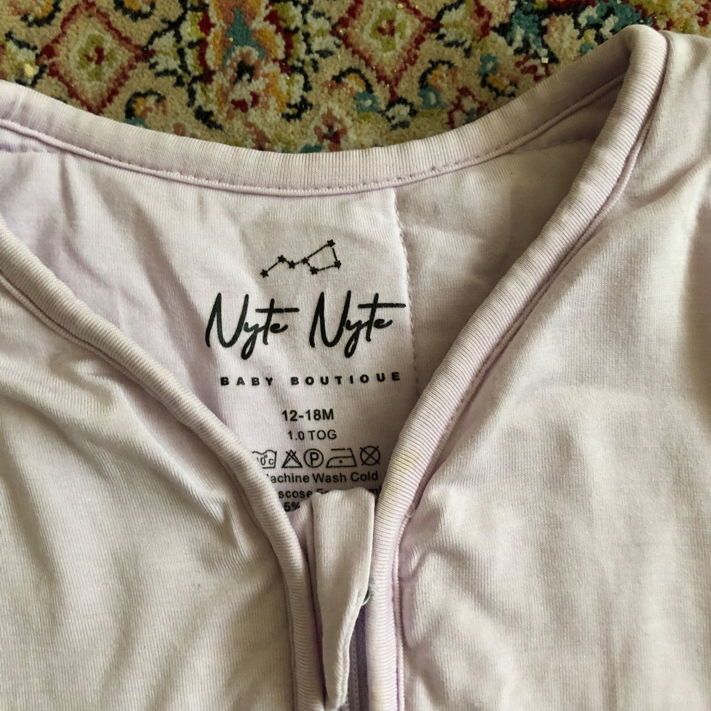 Nyte Nyte Footed Sleep Sack, 12-18 Months (Large)